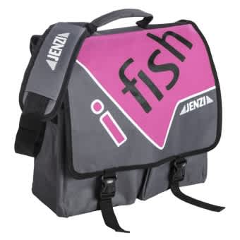 Jenzi Shoulder Bag i-fish Pink 36x33x18cm 