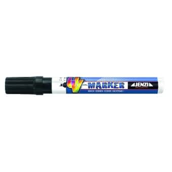 Jenzi UV Marker Stift mit unsichtbarer schwarzlicht Tinte 