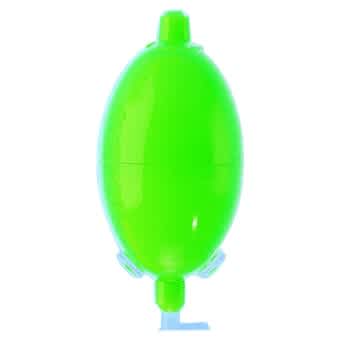 Bubble Float with internal slip-through bright green 