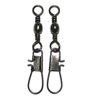 Jenzi Snap Swivel with safety hooks bk 10kg -10- 10 Items