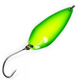 Lucky John spoon bait EOS 019 green 2,4g with singlehook