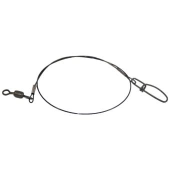 Lurante Nylon-coated Stainless Steel Wire Leader Black 30.5cm 