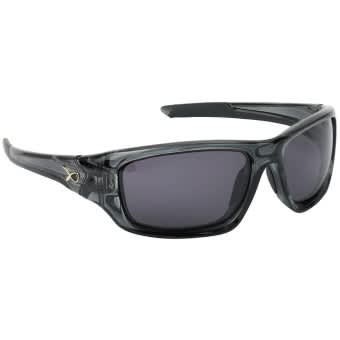 Matrix Eyewear Polarisationsbrille Trans Black Wraps Grey Lense 