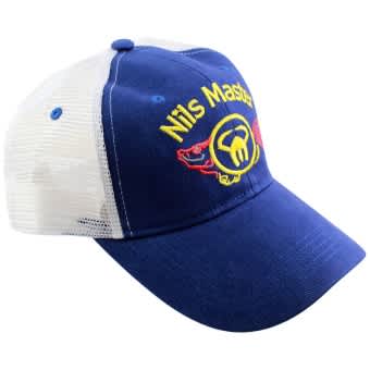 Nils Master Trucker Cap mit Logo Blau Weiß 