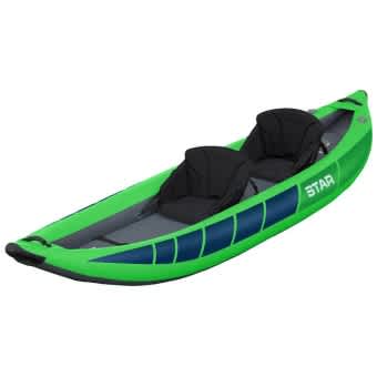NRS Inflatable Kayak Star Raven II Lime