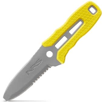 NRS Stainless Steel Boat Knife Pilot Knife 18,4cm Safety Yellow