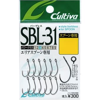 Owner Cultiva SBL-31 Spare Hooks for spoons and spinners #6 12pcs