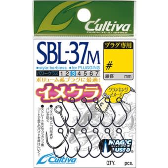 Owner Cultiva SBL-37M Spare Hooks for minnows and crankbaits #6 12pcs