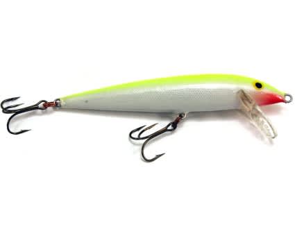 Vintage Rapala Countdown Normark Lure SFC Silver Fluorescent Chartreuse 