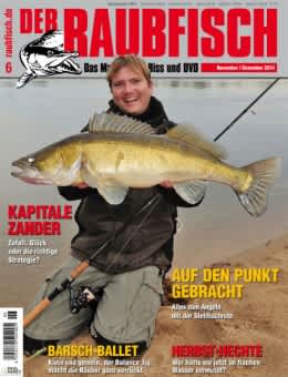 Der Raubfisch Magazin 06-2014 November Dezember mit DVD  