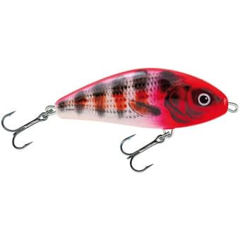 Salmo Fatso Lure Pullbait Holo Red Head Striper HRS 10cm floating