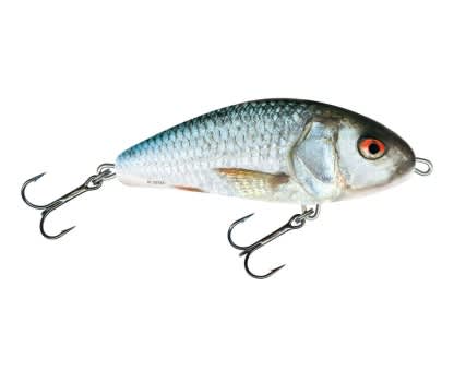 Salmo Fatso Wobbler Pullbait RD real dace hasel  10cm schwimmend