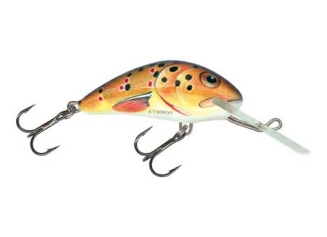 Salmo Hornet Wobbler forelle trout T  sinkend 3,5cm - 2,6g