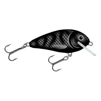 Salmo Butcher Lure 5cm 5g floating Black Shadow BS