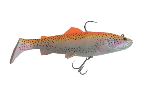 Savage Gear 3D Trout Rattle Shad Golden Albino Rainbow  