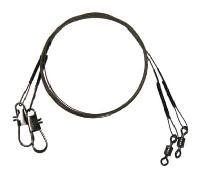 Jenzi Steel Wire Leader 7x7 with swivel and snap 50cm 9kg