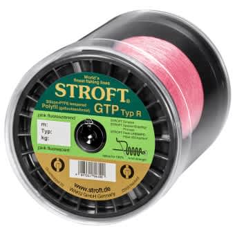 STROFT GTP Typ R Geflochtene Angelschnur 2000m pink fluor R4-0,220mm-9kg