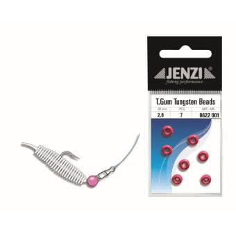 Jenzi Tasty Gums Tungsten Perlen rund Pink | 4,0mm 0,42g