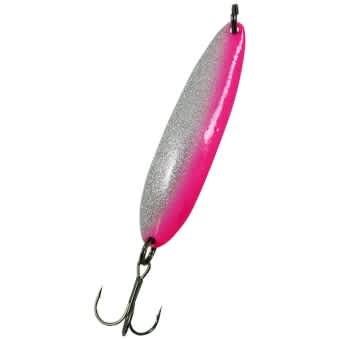 Trout Bait Spoon Scanna 03 Silver Pink Glitter UV 