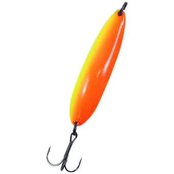 Trout Bait Spoon Scanna 19 Orange Neon UV 