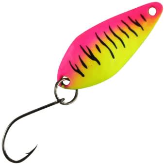 Trout Bait Blinker Micro Atom 42 Pink Neon Stripes UV 2,1g