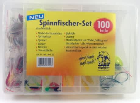 Behr Spinnfischer Set in Box 100 Teile  