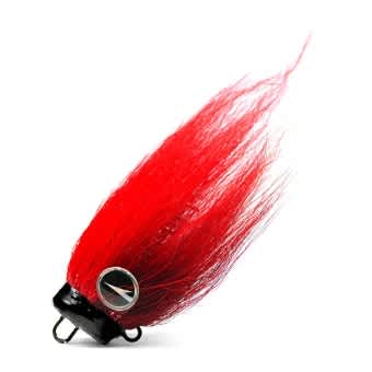 VMC Mustache Rig Jighead and Bucktail Red Hot | 11g