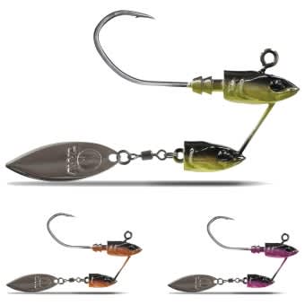 VMC Twin Jig Head with Spinner Blade 