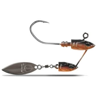 VMC Twin Jig Head with Spinner Blade Copper | 17g #4/0