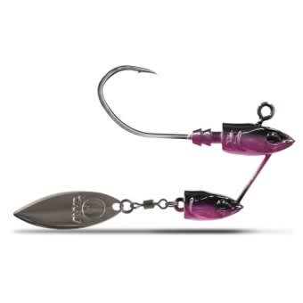 VMC Twin Jig Head with Spinner Blade Pink Lady | 17g #4/0
