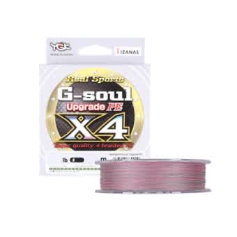 YGK G-Soul X4 Upgrade Angelschnur 200m Silber 