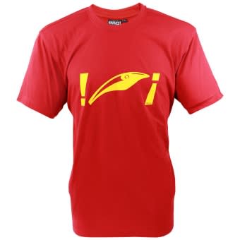 Zalt T-Shirt mit großem Wobbler-Logo Rot 