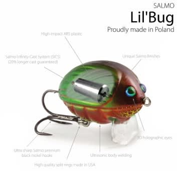 Salmo Wobbler Lil Bug May Bug  