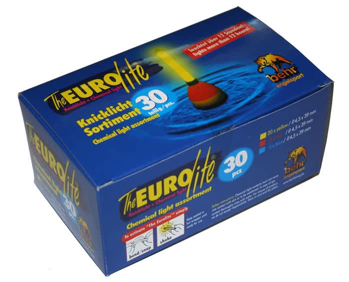 30 St.Behr Knicklicht Eurolite Knicklichter 4,5x39cm Gelb Rot Blau 10-44400 