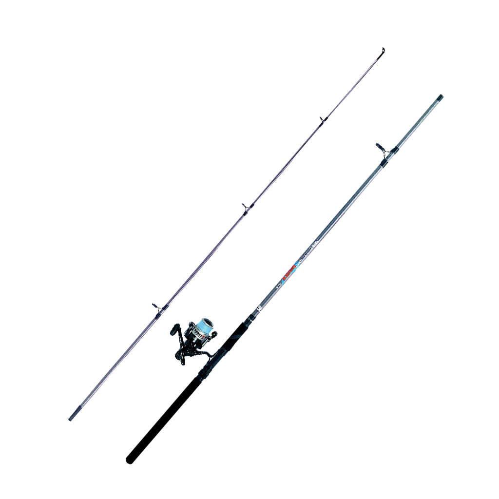 Jenzi Coarse Fishing Spinning Rod with reel and line trout rod