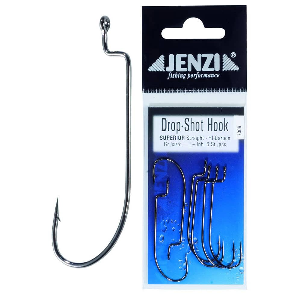Jenzi Drop-Shot Hooks Straight 6 Items buy by Koeder Laden