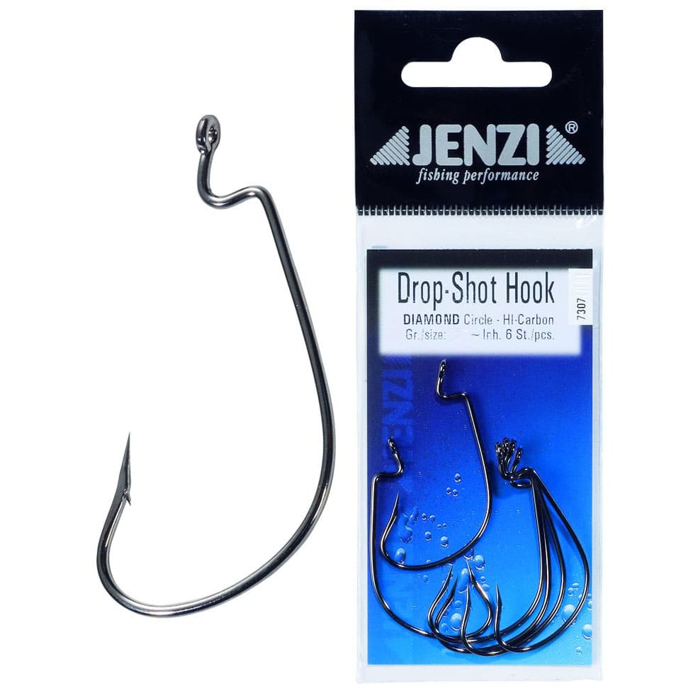 Jenzi Drop-Shot Hooks Circle 6 Items buy by Koeder Laden