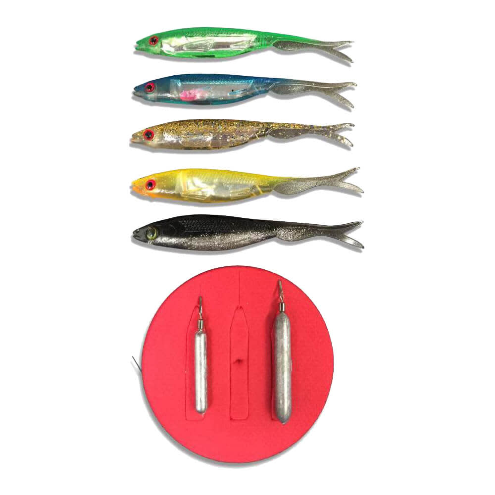 Jenzi Drop Shot Rig Complete-Kit Ready to Fish buy by Koeder Laden