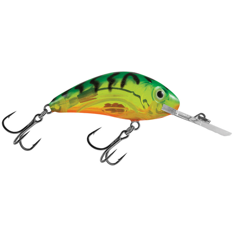 Salmo Rattlin Hornet Lure Clear Hot Green Tiger buy by Koeder Laden