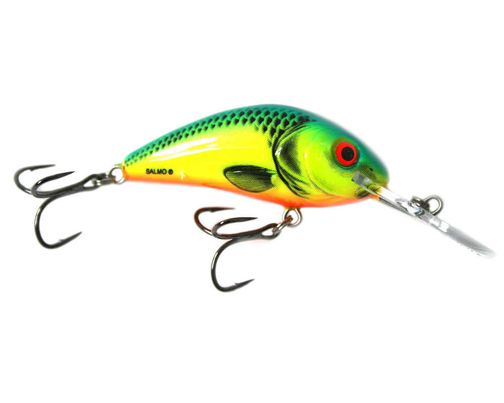 Salmo Rattlin Hornet lure crankbait Chartreuse Blue CB buy by
