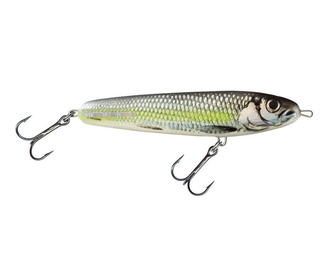 Salmo Sweeper Lure Jerkbait silver chartreuse shad SCS buy by Koeder Laden