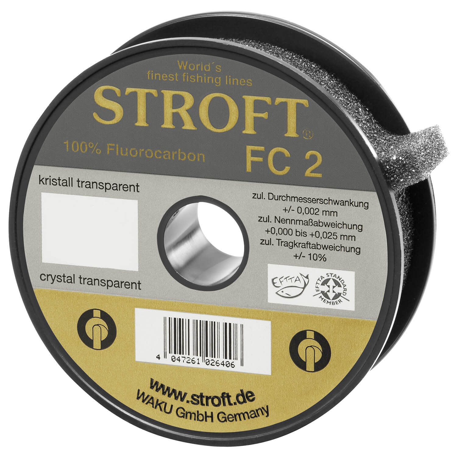 Stroft FC2 Fluorocarbon Main Line 150m 0,110mm-1,2kg buy by Koeder
