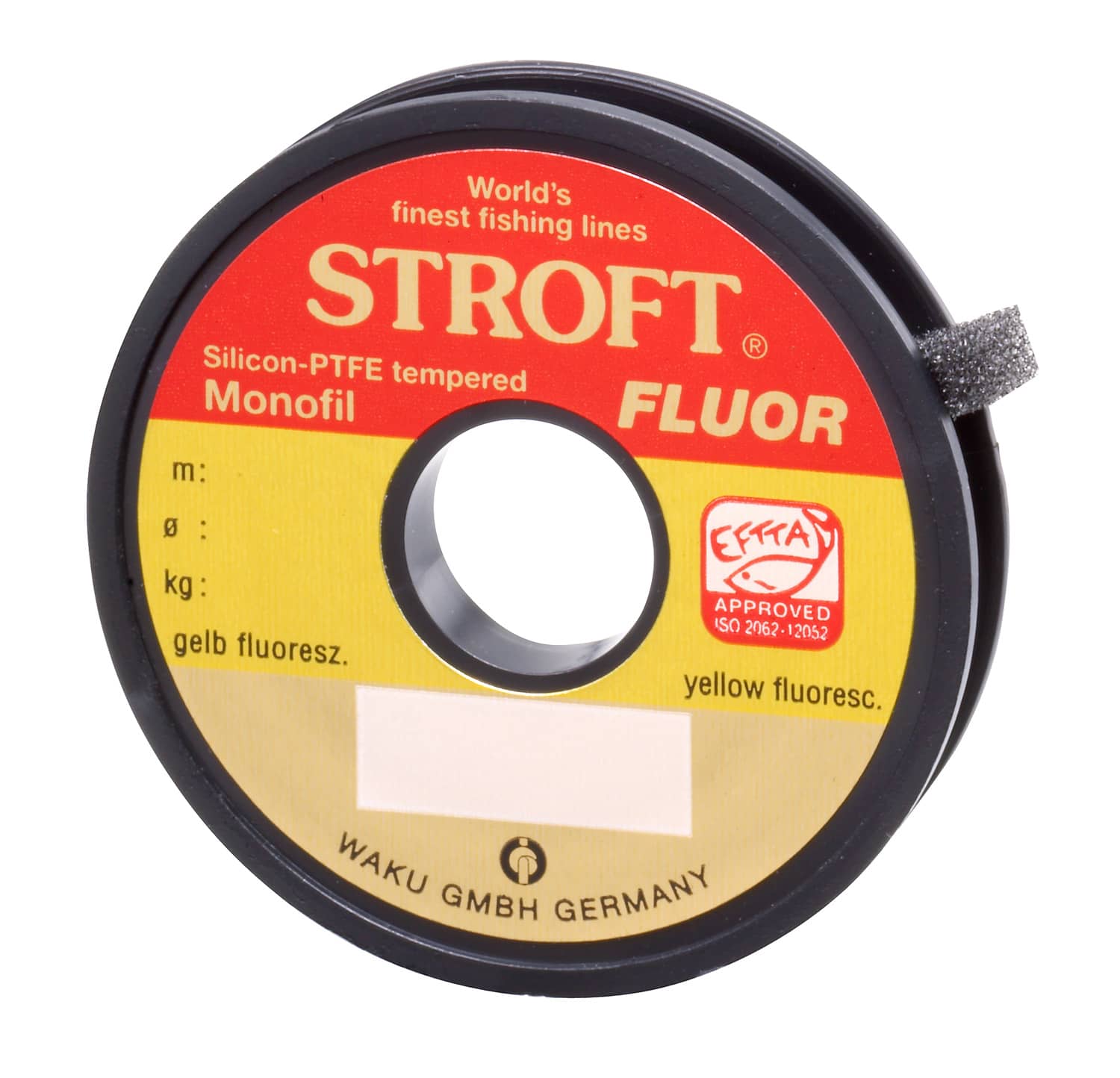 Details about   STROFT Colour Black Yellow Fluorescent Monofilament Fishing Line 25-50m Red 