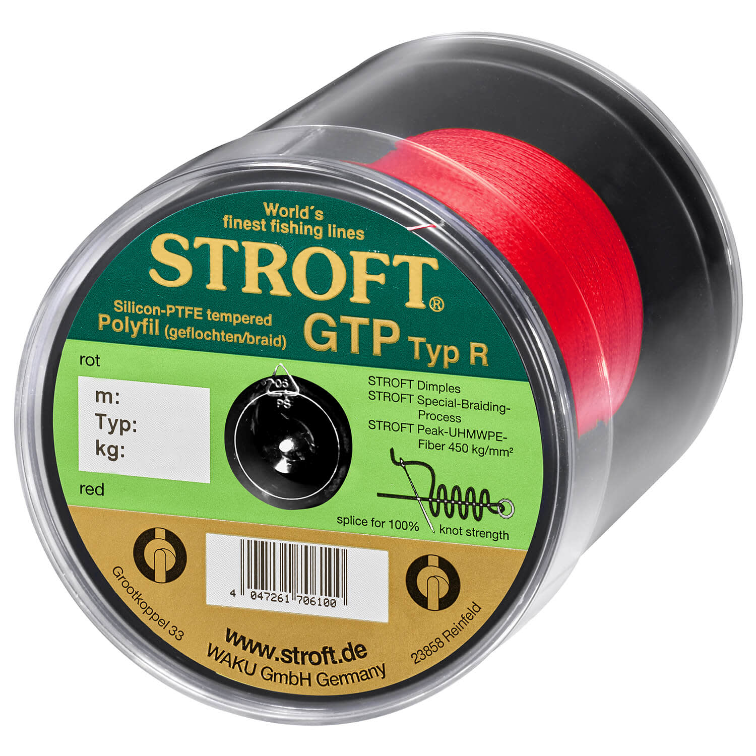 STROFT GTP Type R Braided Fishing Line 400m red buy by Koeder Laden