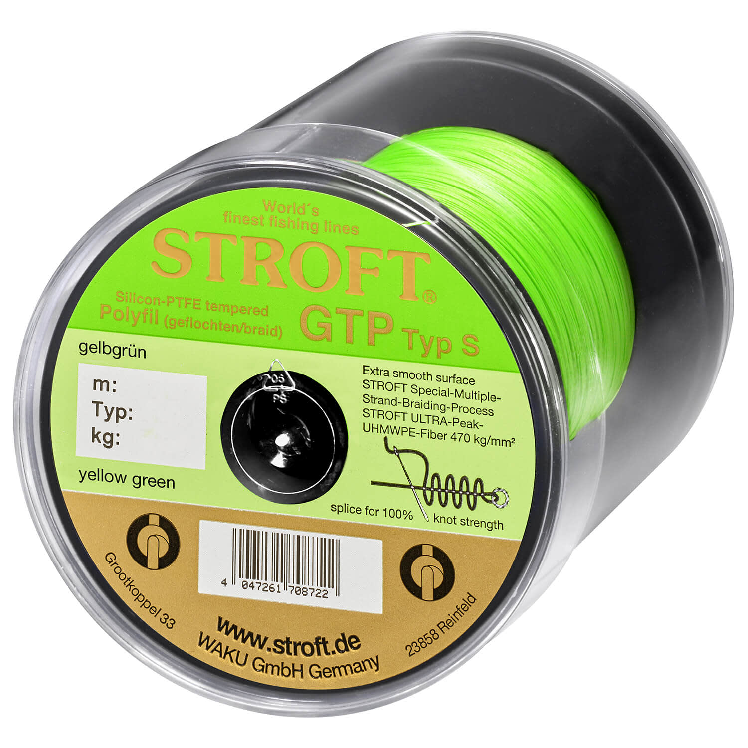 STROFT GTP Type S Braided Fishing Line 400m Yellow Green buy by