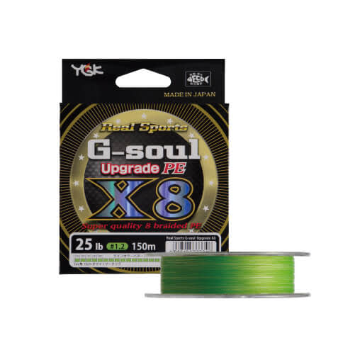 YGK G-Soul X8 Upgrade Fishing Line 150m Green buy by Koeder Laden