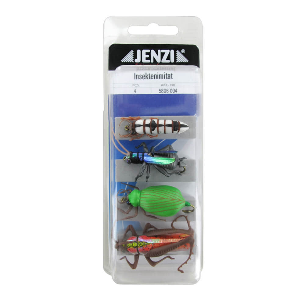 Jenzi Imitation insects XL 4pcs. Moth Musk beetle Beetle Grasshopper